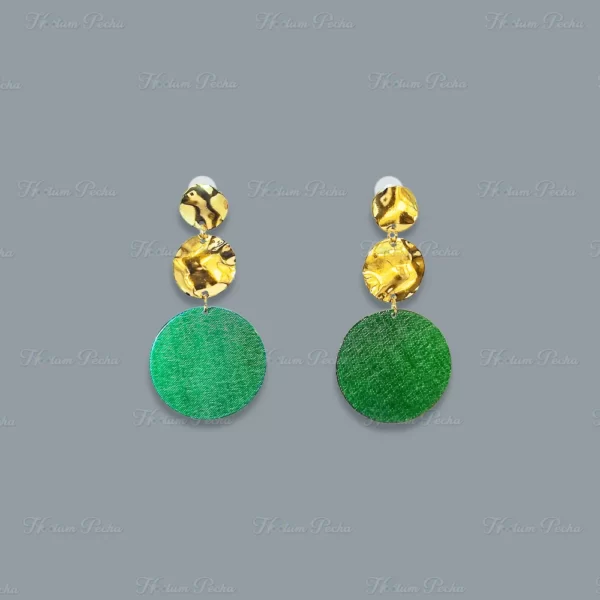 Green Acrylic - Gold alloy